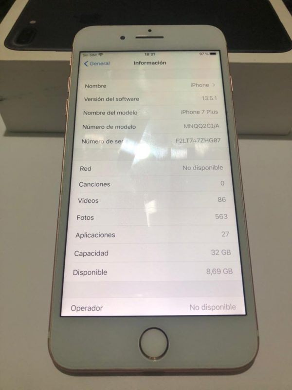 Apple iPhone 7 Plus Rose Gold 32 GB (Reacondicionado) - Imagen 9